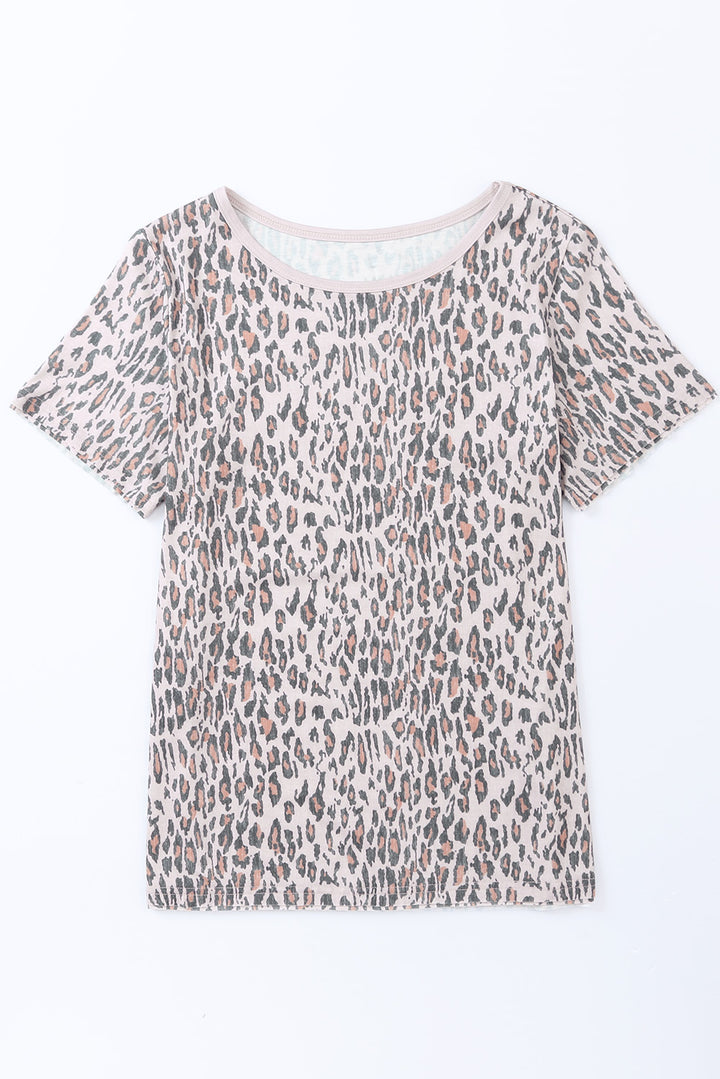 Leopard Animal Print Casual T-shirt