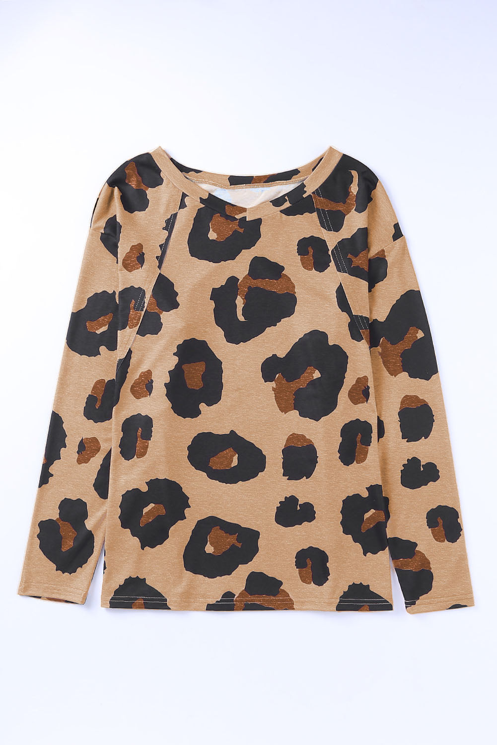 Print Long Sleeve Loose Top