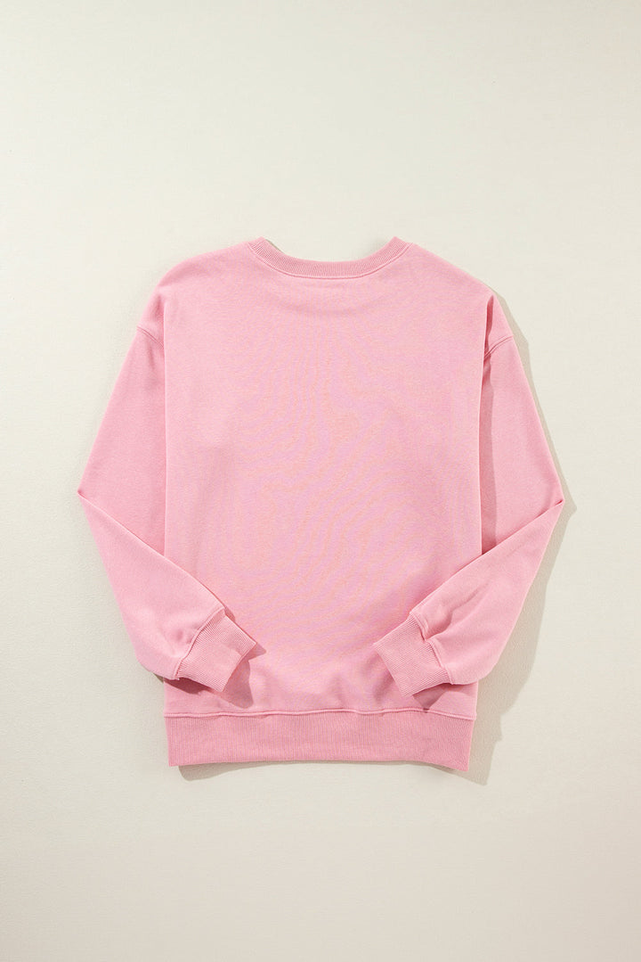 Solid Classic Crewneck Pullover Sweatshirt