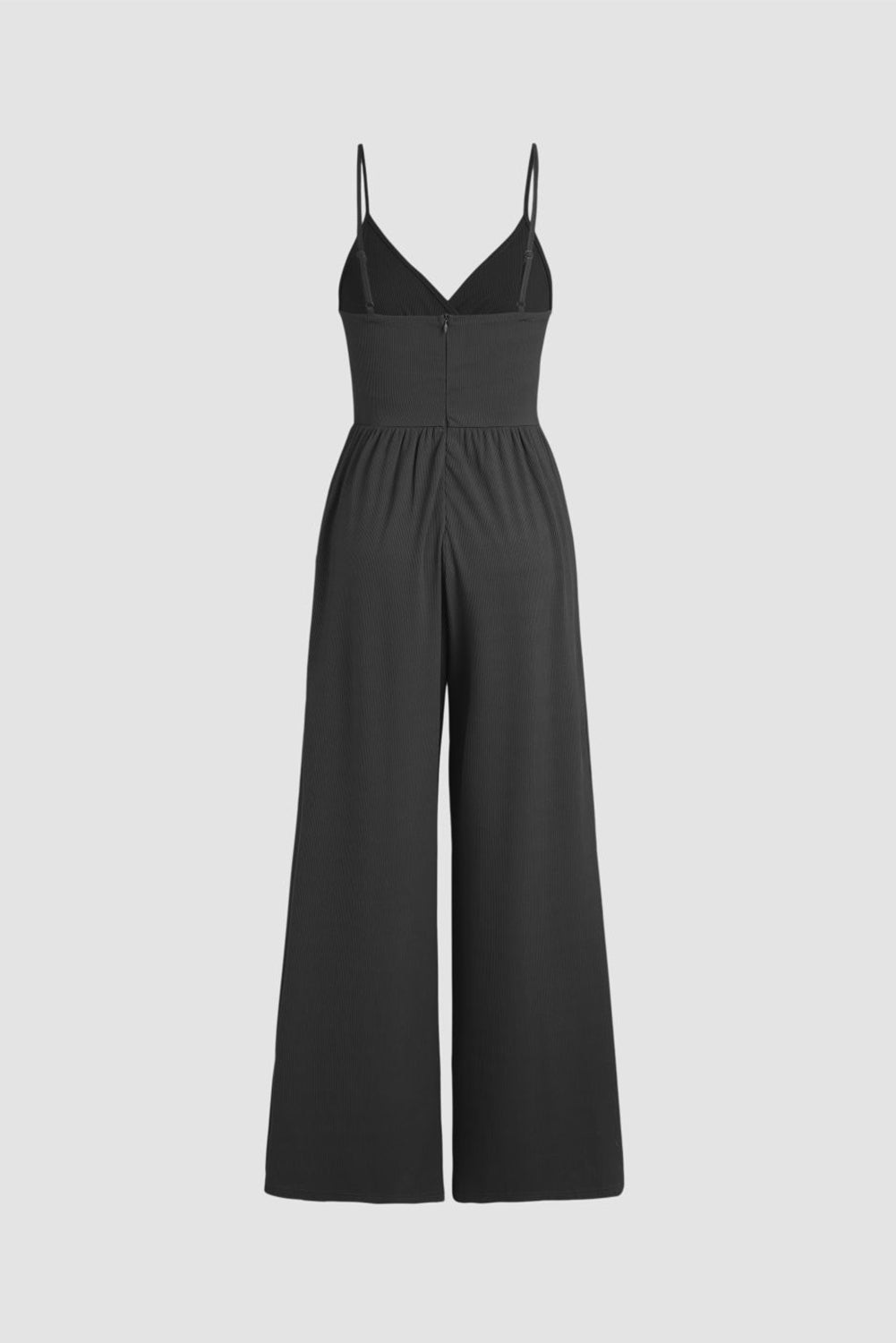 Wide Leg High Waist Sexy V Neck Cami Jumpsuit