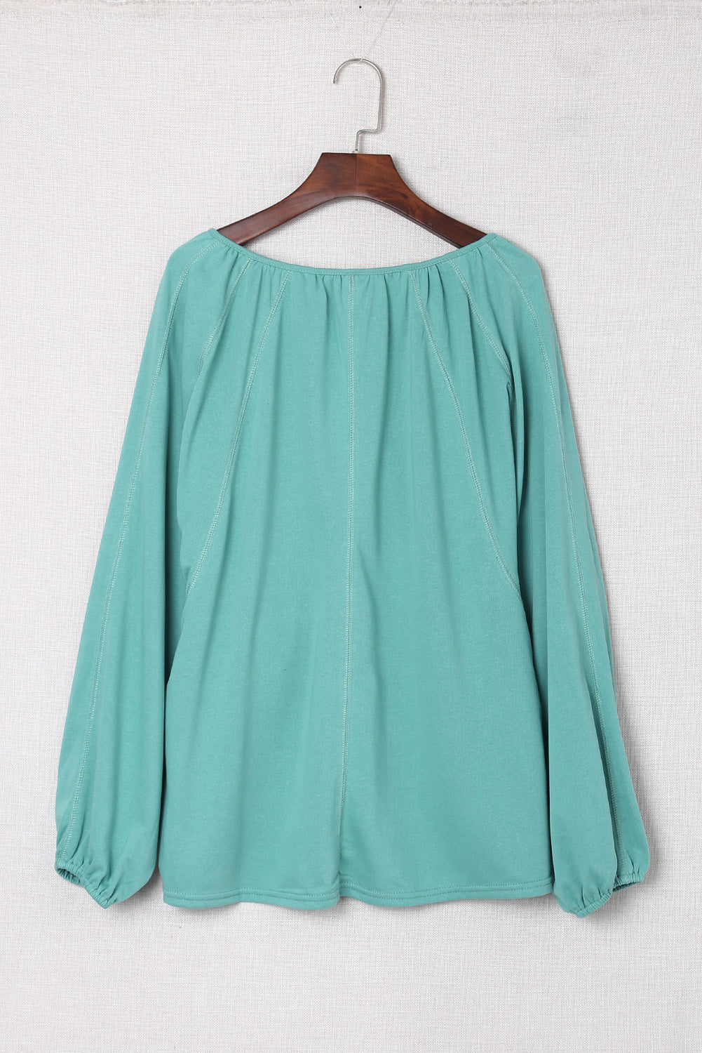 Split V Neck Dolman Top