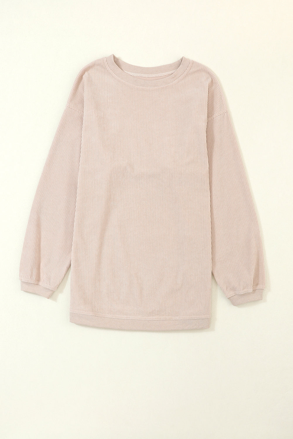 Ribbed Corduroy Oversized Sweatshirt