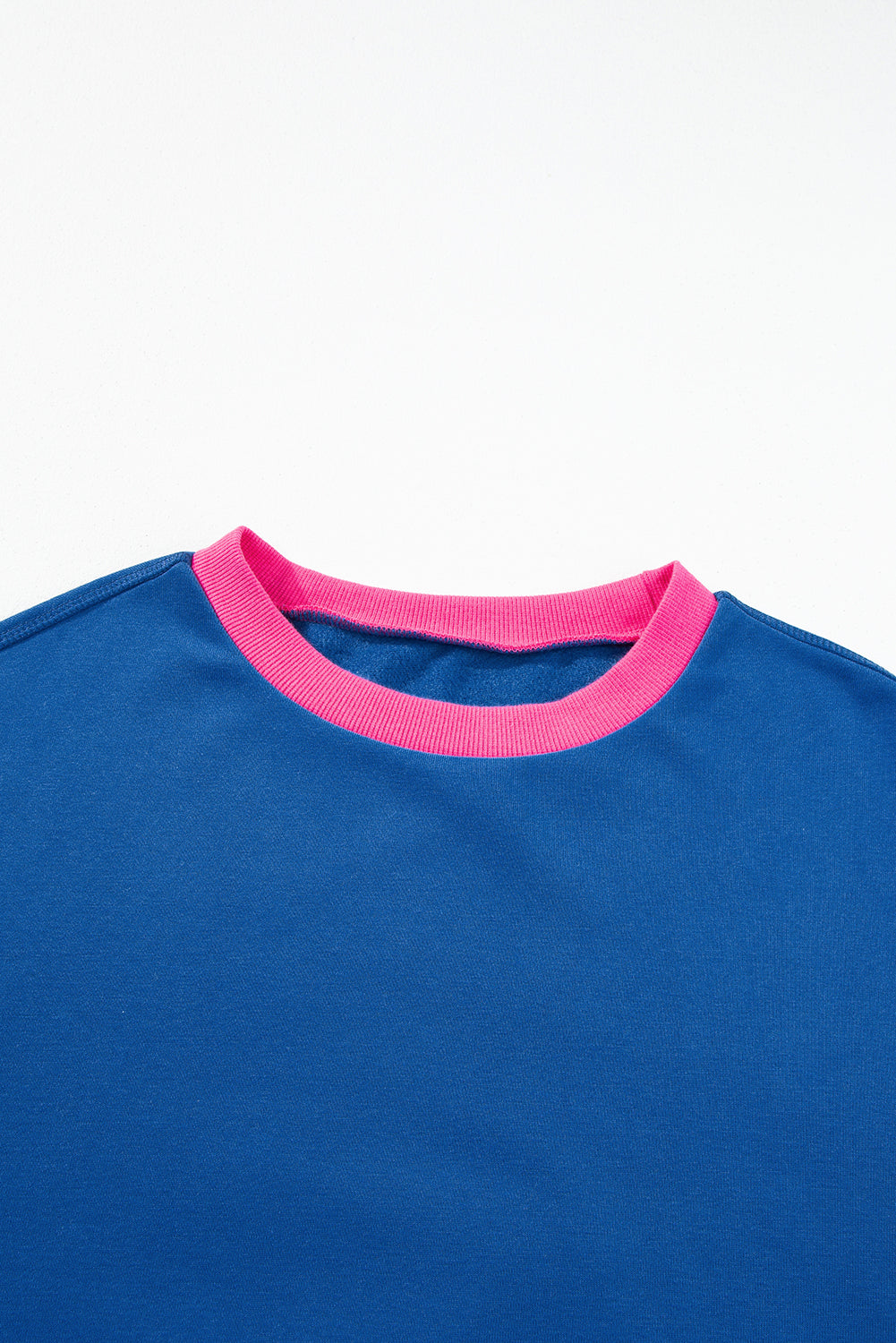 Colorblock Bubble Sleeve Sweatshirt