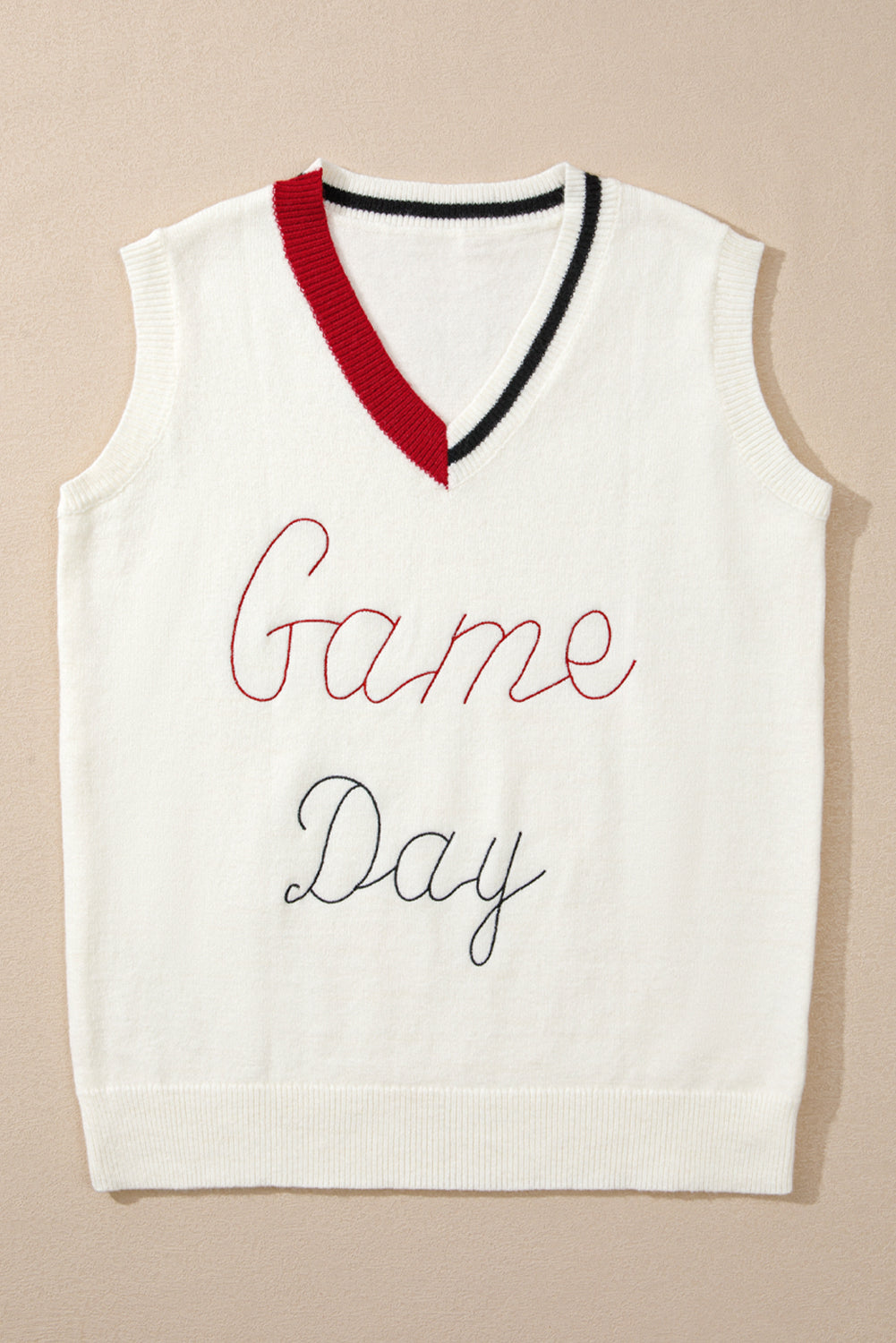 Vintage Game Day Sweater Vest