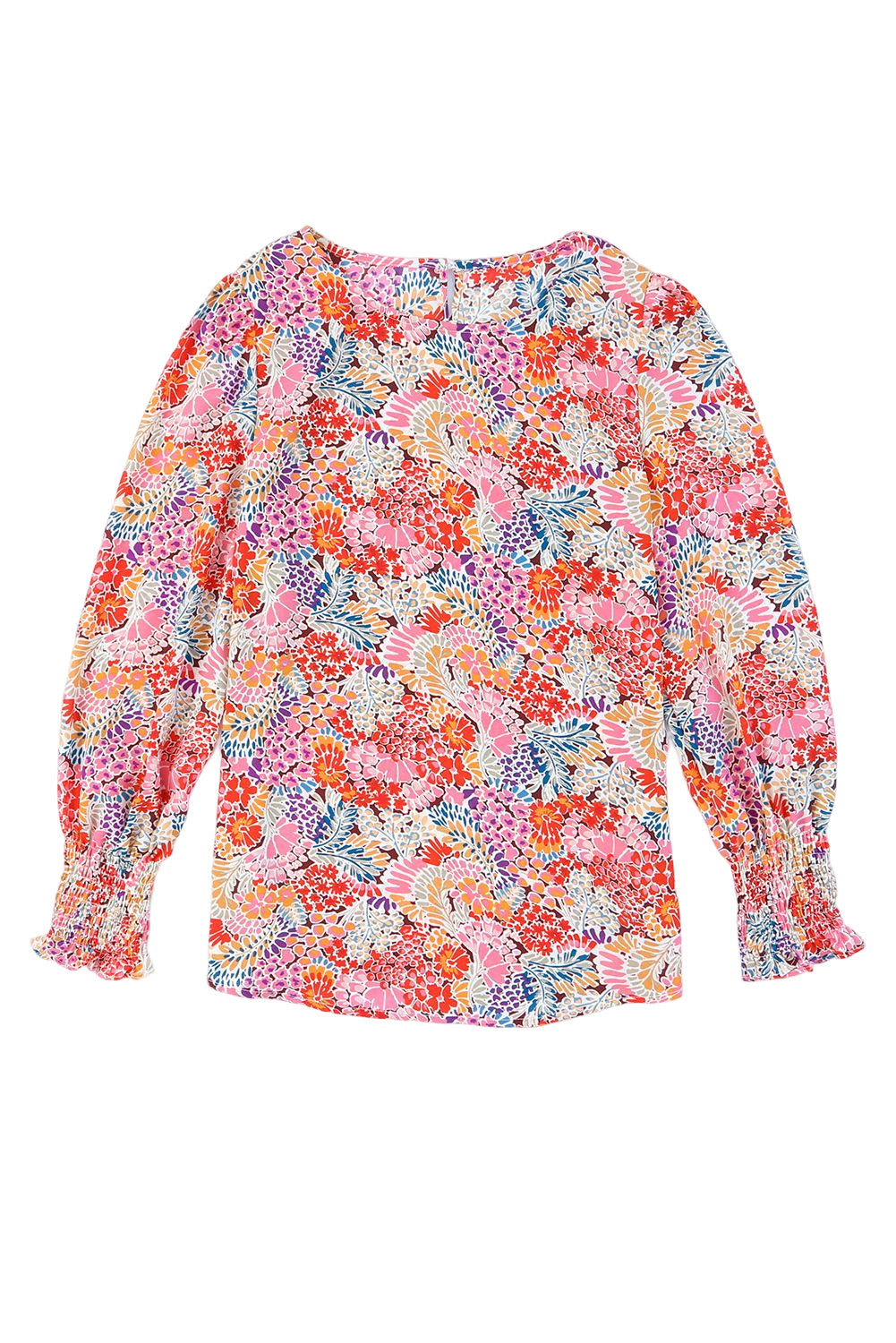 Puff Sleeve Floral Blouse