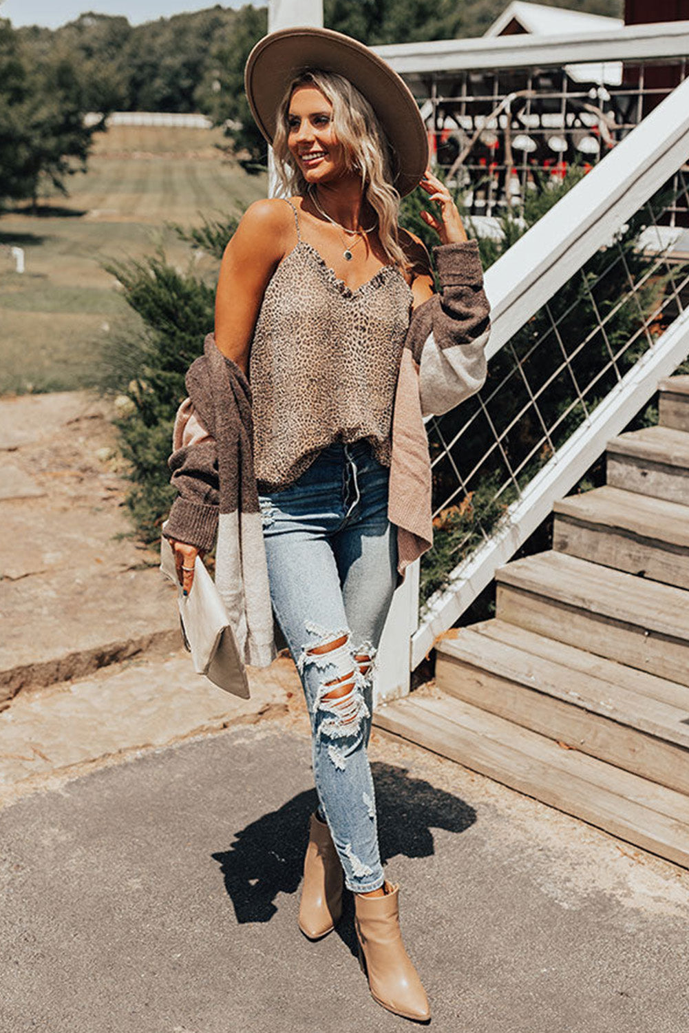 Cheetah Print Shift Tank