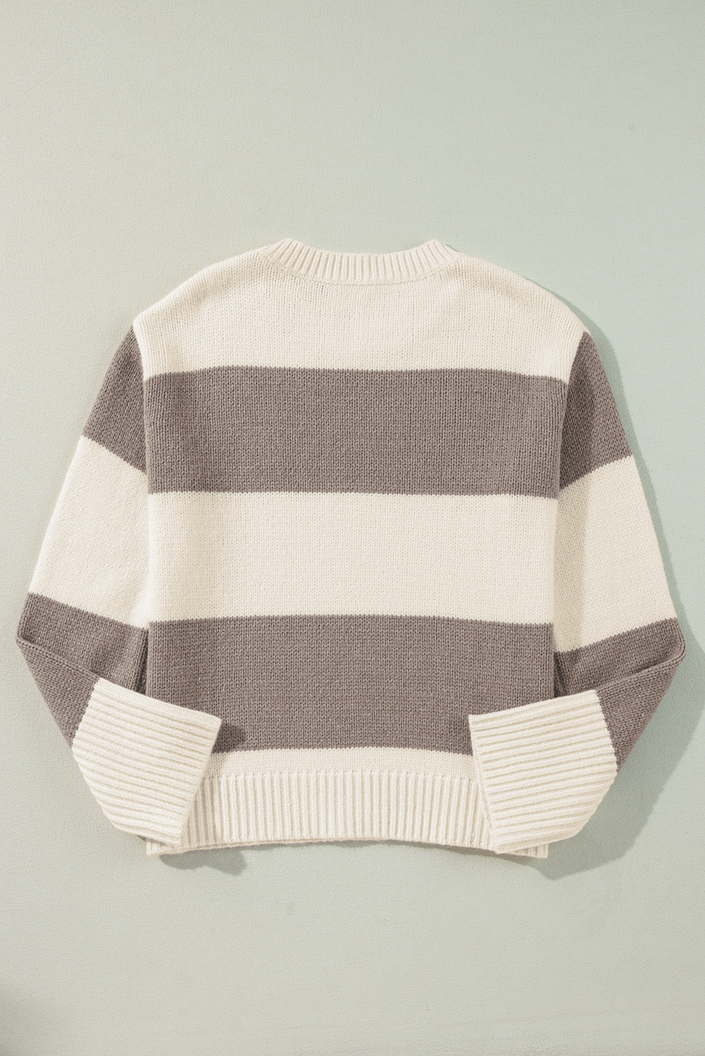 Colorblock Loose Pullover Sweater