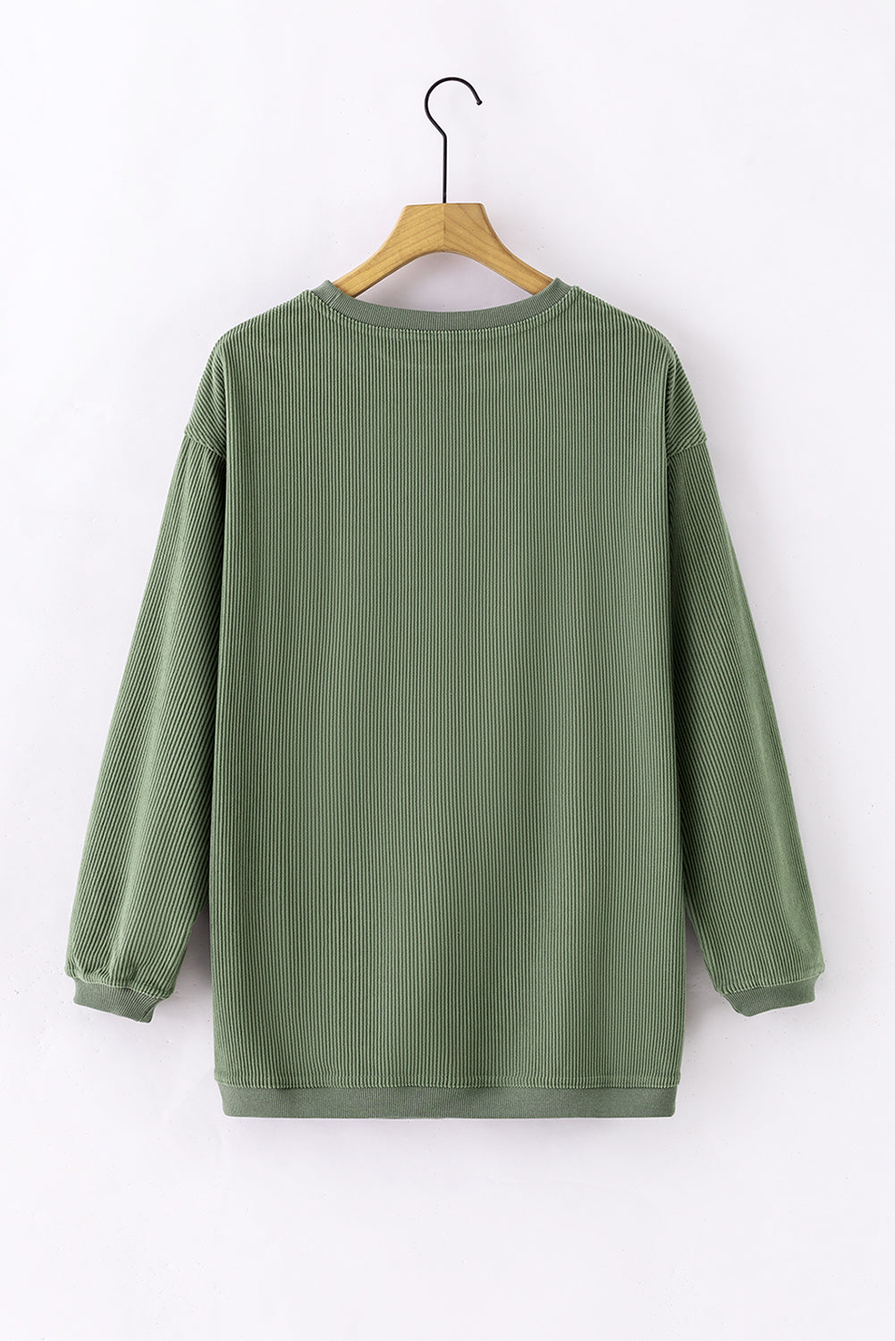 Ribbed Corduroy Oversized Sweatshirt