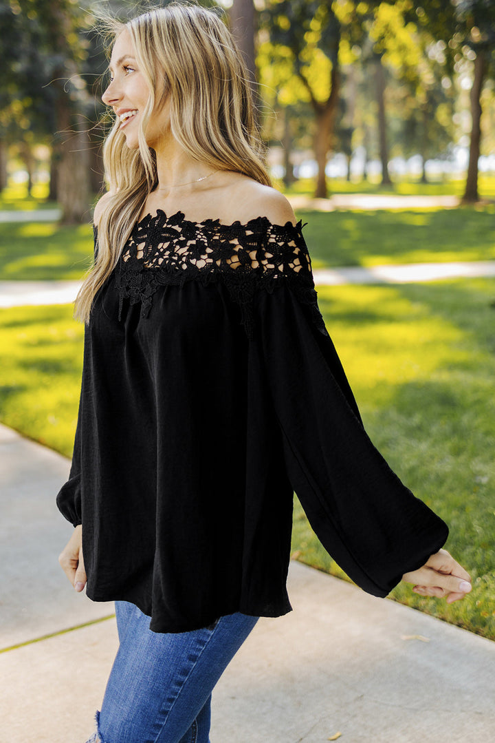 Blooming Lace Off The Shoulder Top