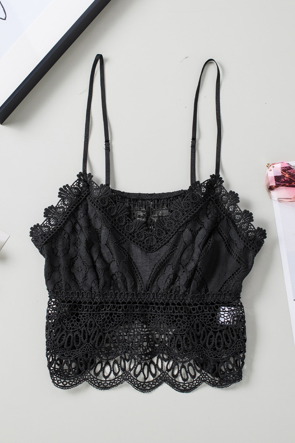 Lace Bralette Crop Top