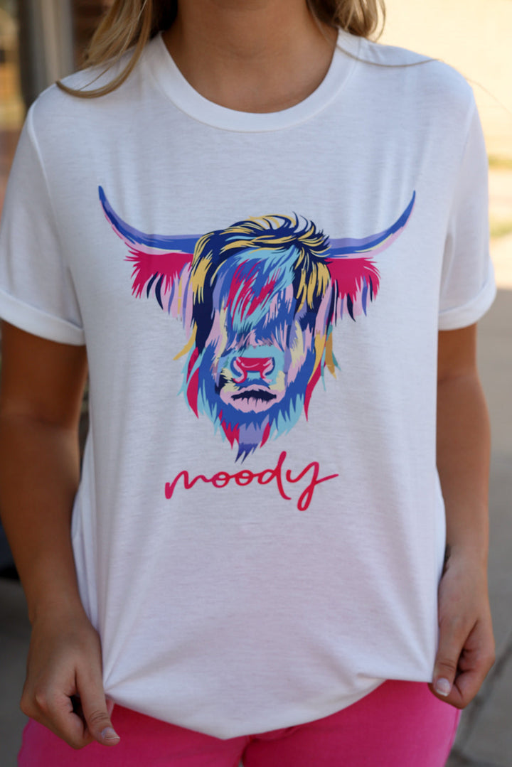 Highland Heifer Moody Graphic T-shirt