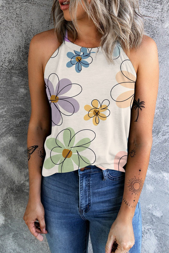 Sweet Floral Tank Top