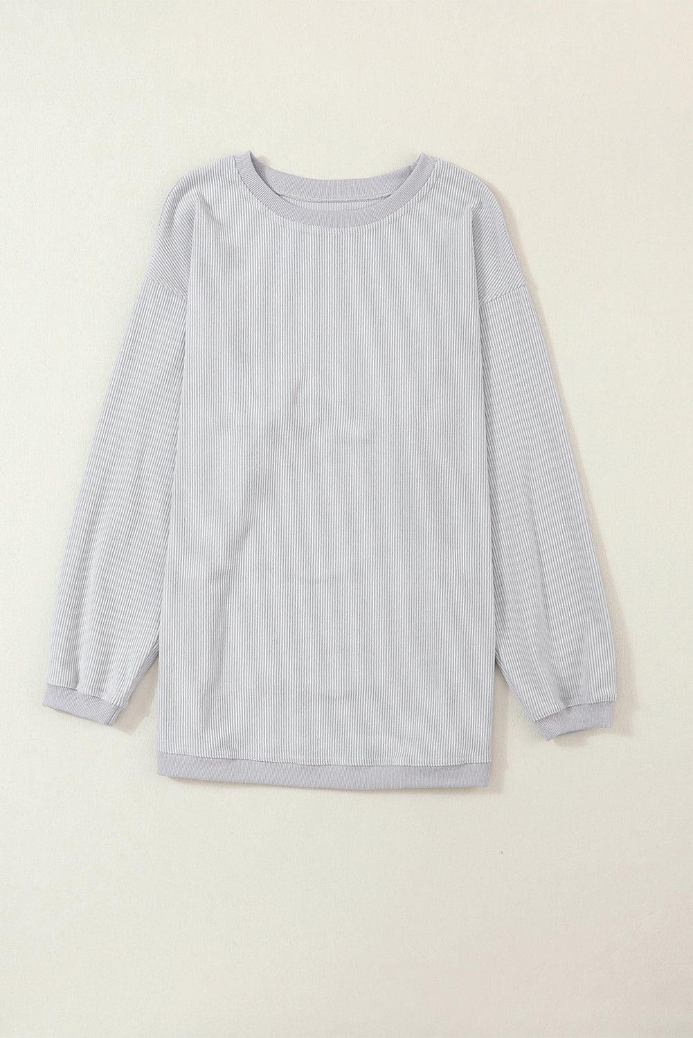 Ribbed Corduroy Oversized Sweatshirt