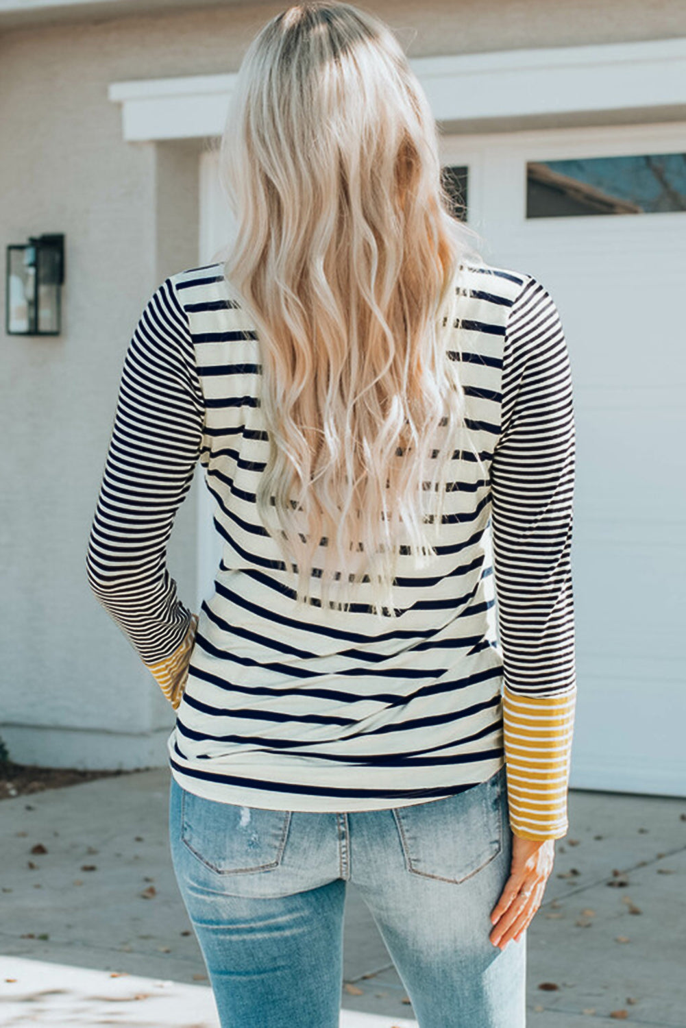 Long Sleeve Button Henley Top