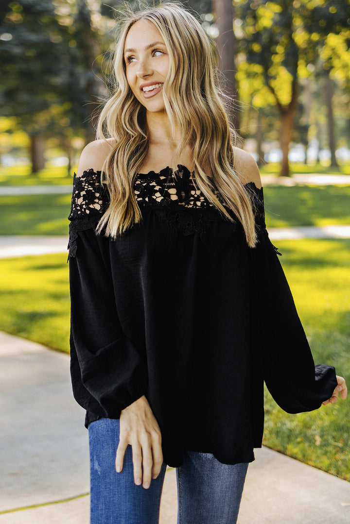 Blooming Lace Off The Shoulder Top