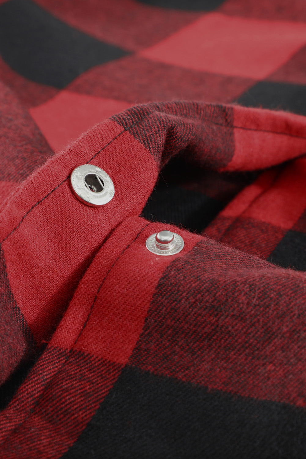 Turn-down Collar Plaid Shirt Coat