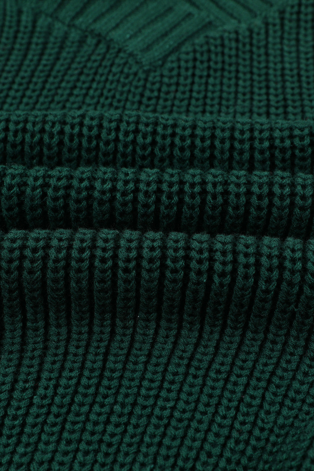 Green Dew Shoulder Juliette Knitted Sweater