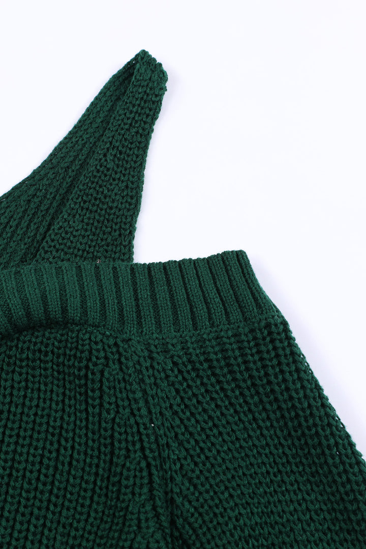 Green Dew Shoulder Juliette Knitted Sweater