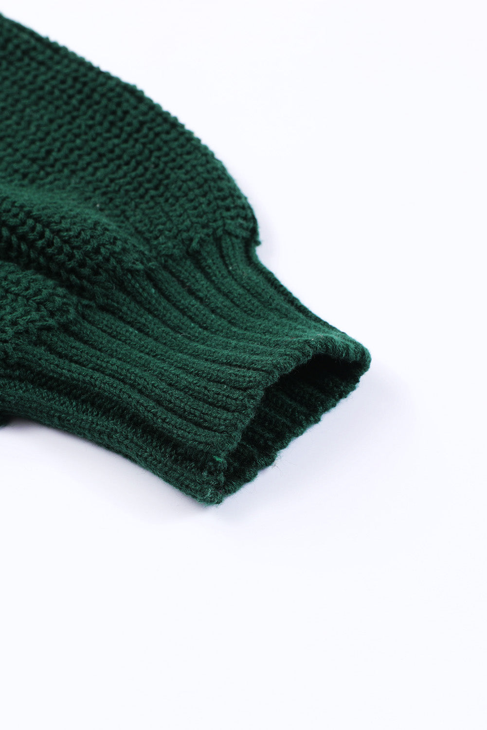 Green Dew Shoulder Juliette Knitted Sweater